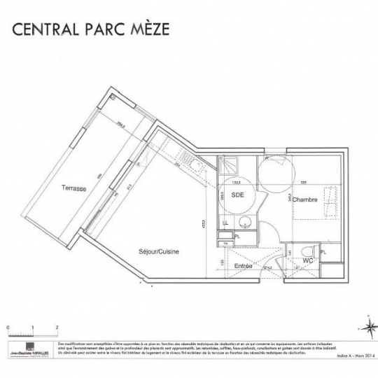  A MEZE IMMOBILIER : Appartement | MEZE (34140) | 44 m2 | 610 € 